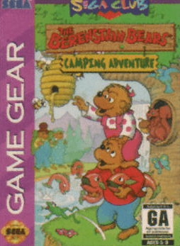 Berenstain Bears Camping Adventures box art for Sega Game Gear